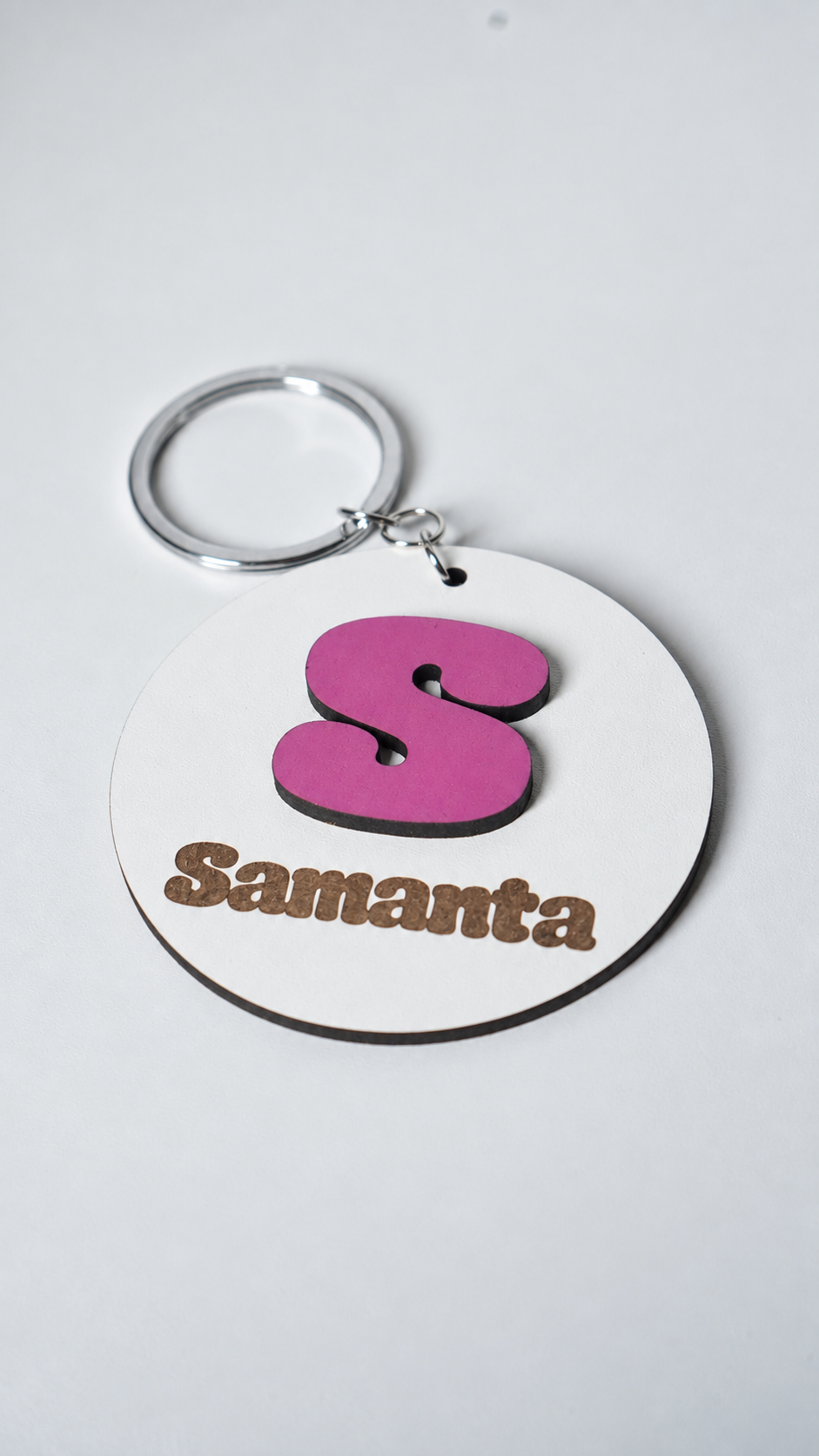 Porta-Chaves Personalizado | Inicial + Nome