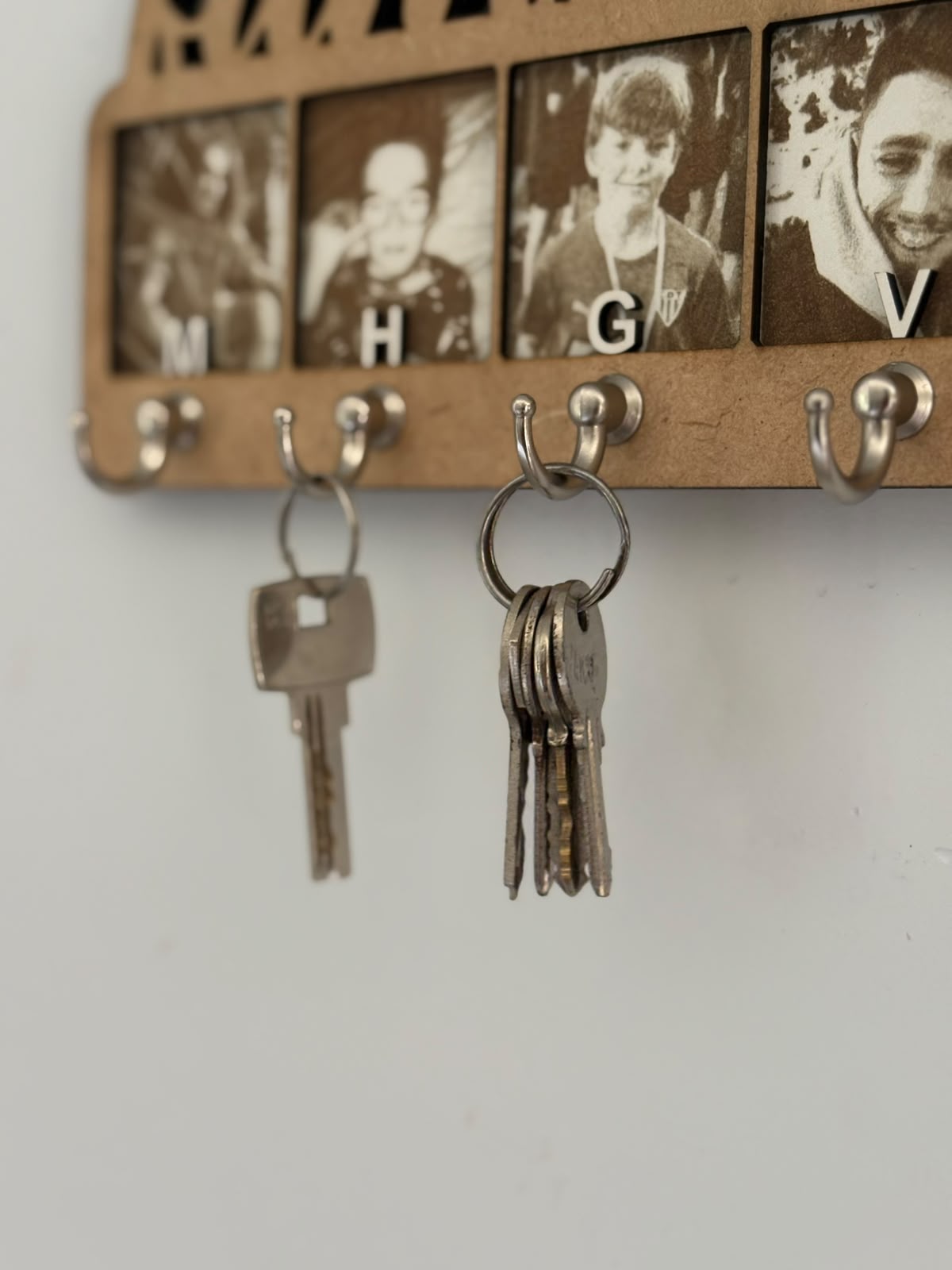 Chaveiro de Parede Personalizado com Fotografia