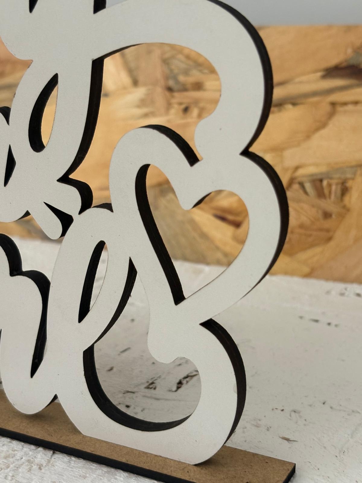 Placa Decorativa Personalizada com Nome ou Frase