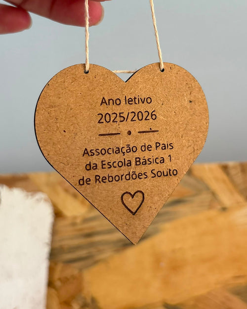 Coração de Agradecimento Personalizado
