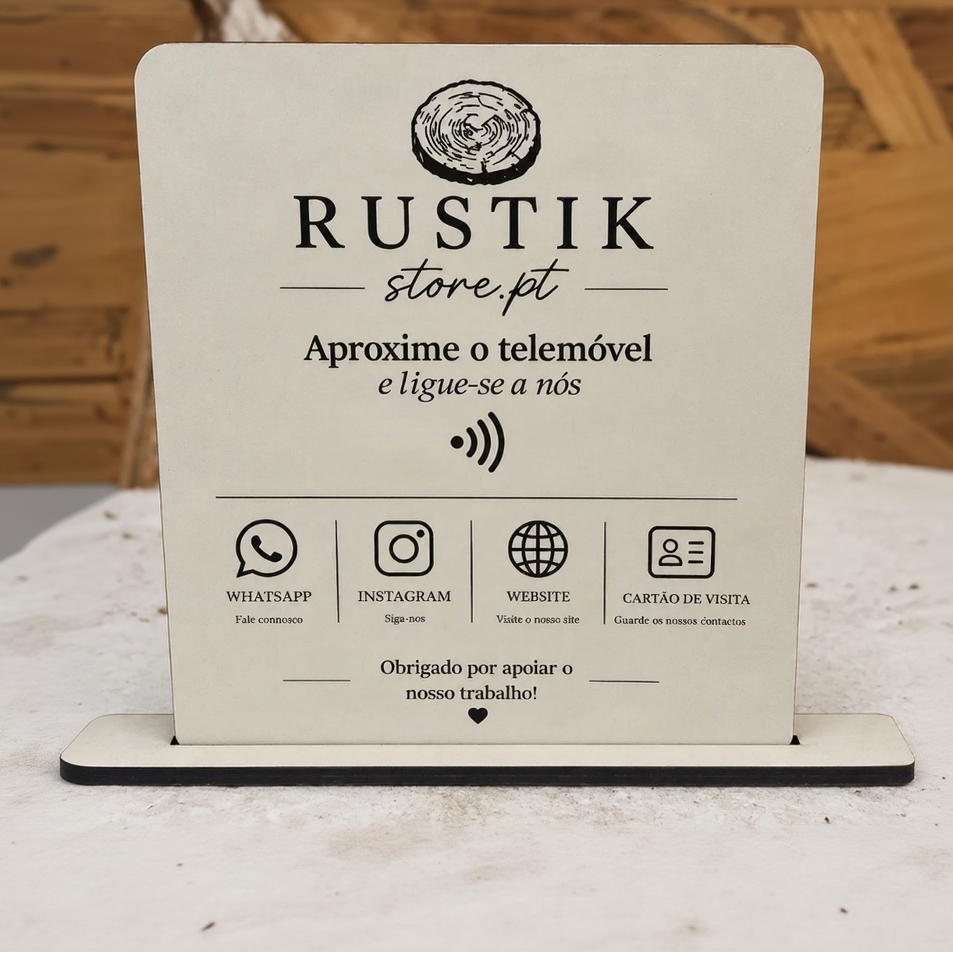 Placa NFC Personalizada | Empresas
