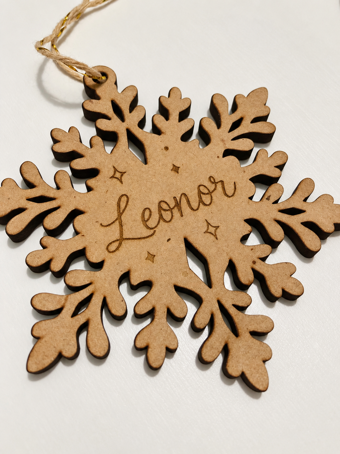 Ornamento Floco de Neve Personalizado | Natal