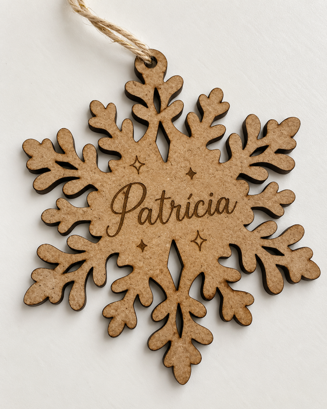Ornamento Floco de Neve Personalizado | Natal