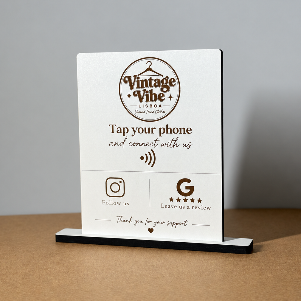 Placa NFC Personalizada | Empresas